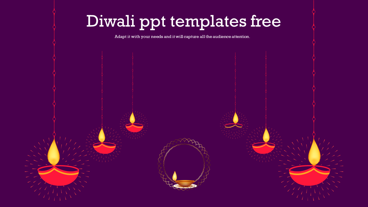 Free - Creative Diwali PPT Templates Free For Your Presentation